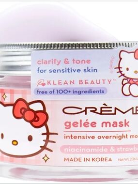 Hello Kitty Pink Gelée Mask Intensive Overnight Moisturizer Set Of 2